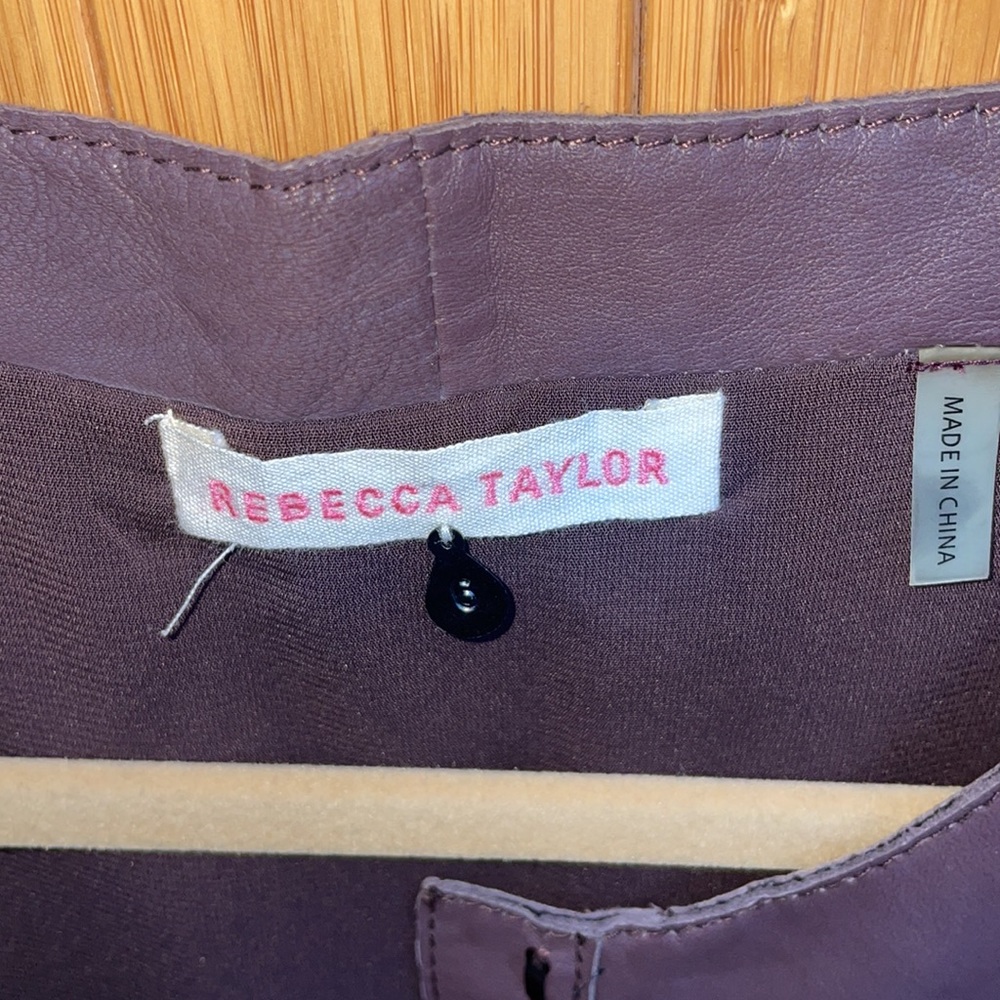 Rebecca Taylor Women’s Runaway Leather Dress - Picture 6 of 11